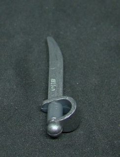 Lego šavle - tmavě šedá - dark bluish gray