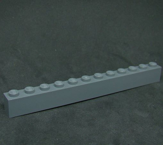 Lego kostička 1x12 tmavě šedá - dark bluish gray