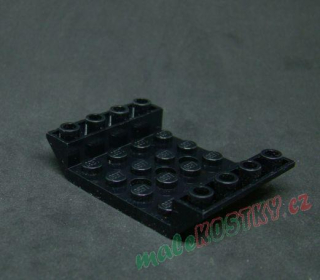 Lego destička šikmá inverted 6x4 černá