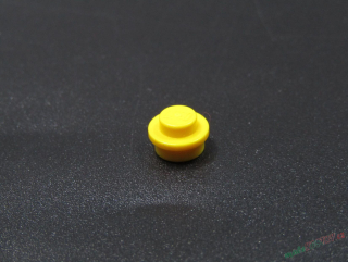 Lego kulatá destička 1x1 oranžová