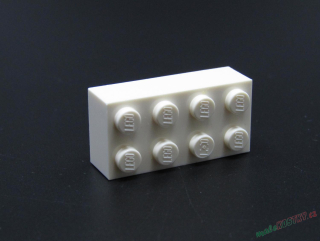 Lego®kostka 2x4 - bílá 
