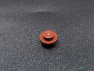 Lego kulatá destička 1x1 - hnědá - reddish brown