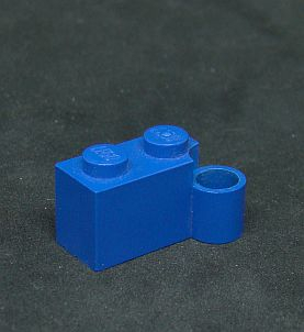 Lego kostička speciální 1x2 - modrá