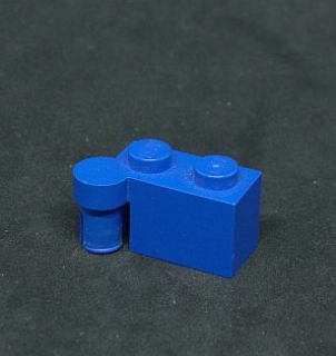 Lego kostička speciální 1x2 - modrá