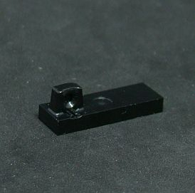 Lego destička speciální 1x3 - černá