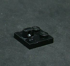 Lego destička speciální 2 x 2 - černá