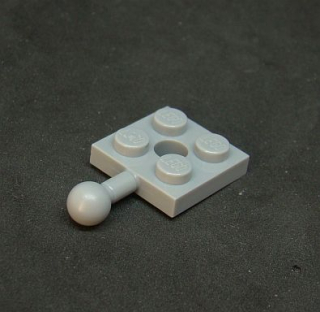 Lego destička speciální 2x2 - světle šedá - light bluish gray