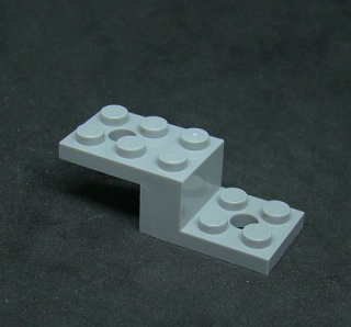 Lego speciální destička 5 x 2 x 1 1/3 - světle šedá - light bluish gray
