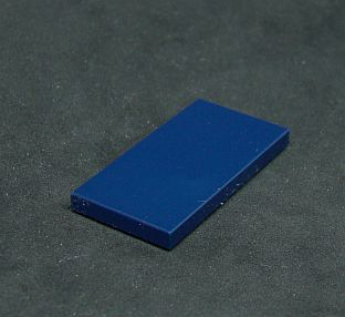 Lego destička hladká 2x4 - tmavě modrá