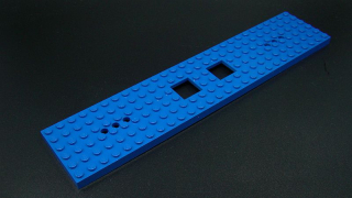 Lego vlak podvozek 6x28 - modrý