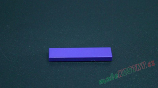 Lego destička hladká 1x4 tmavě fialová