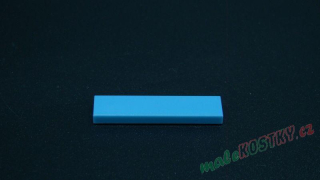 Lego destička hladká 1x4 středně modrá