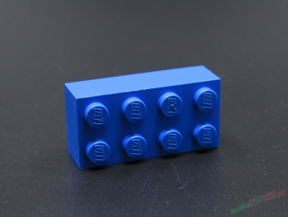 Lego®kostka 2x4 - modrá 