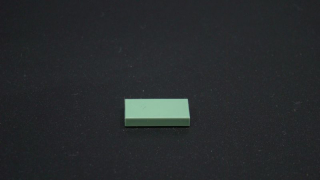 Lego destička hladká 1x2 sand green