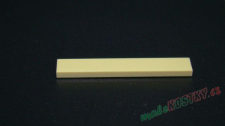 Lego destička hladká 1x6 béžová