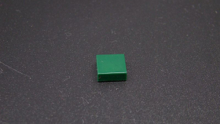 Lego destička hladká 1x1 tmavě zelená