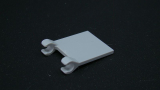 Lego vlajka -  světle šedá - light bluish gray
