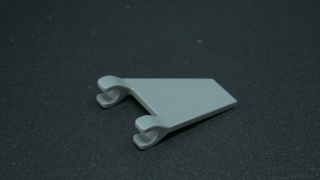 Lego vlajka - tmavě šedá - dark blusih gray
