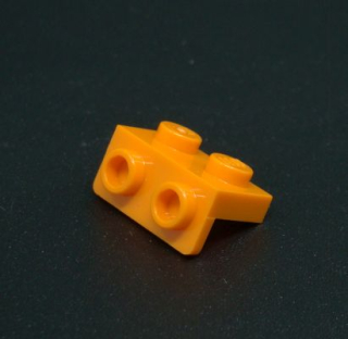 Lego destička 1 x 2 - 1 x 2  oranžová