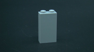 Lego kostka vysoká 1x2x3 - světle šedá - light bluish gray