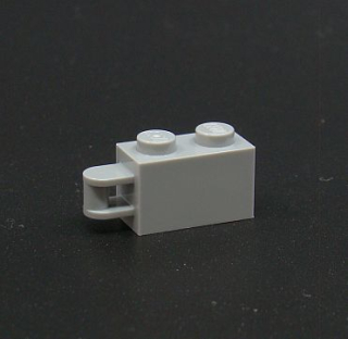 Lego kostička speciální 1x2 - světle šedá - light bluish gray