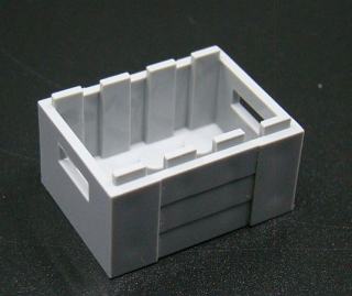 Lego bedna 3x4x2 - světle šedá - light bluish gray