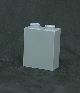Lego kostička vysoká 1x2x2 - světle šedá - light bluish gray 