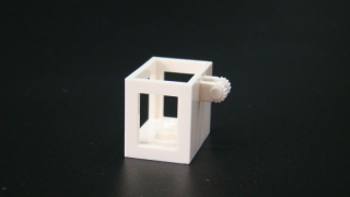 Lego jeřábový koš  2x3x2 - bílý