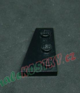 Lego destička klín 3x2 levá černá