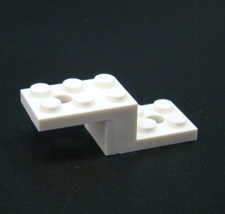 Lego speciální destička 5 x 2 x 1 1/3 - bílá