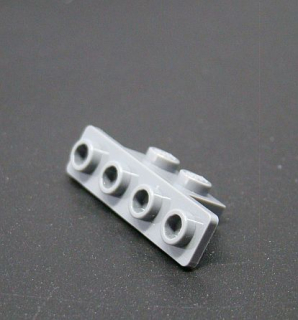 Lego destička speciální 1x2 - 1x4 - tmavě šedá - dark bluish gray
