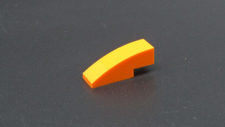 Lego zaoblená kostička 3x1 - oranžová