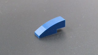 Lego zaoblená kostička 3x1 - tmavě modrá