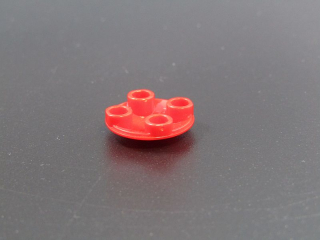 Lego destička kulatá vypouklá 2x2 - červená