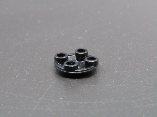 Lego destička kulatá vypouklá 2x2 - černá