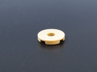 Lego destička kulatá hladká 2x2 s otvorem - béžová