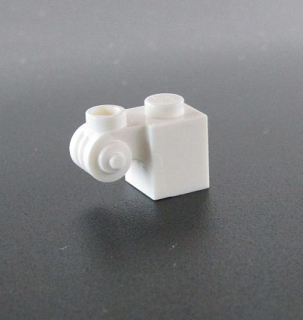 Lego speciální kostička 1x1 - bílá