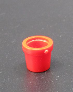 Lego kbelík 1x1 - červený