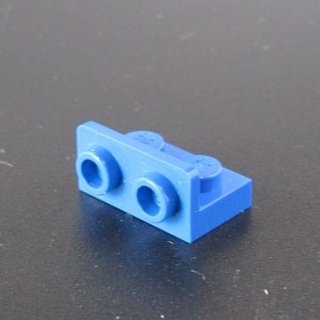 Lego destička 1 x 2 - 1 x 2 Inverted modrá