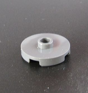 Lego destička kulatá 2x2 s nopem - tmavě šedá - dark bluish gray