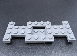 Lego podvozek základní bez středového otvoru tmavě šedý - dark bluish gray