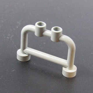 Lego zábradlí 1 x 4 x 2 - světle šedé - light gray