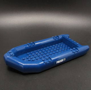 Lego člun - raft velký, tmavě modrý