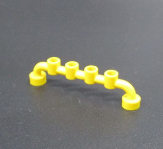 Lego zábradlí zavřené nopy 1x6 - žlutá