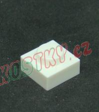 Lego destička 1x1 bílá