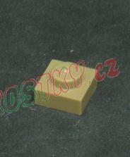 Lego destička 1x1 tmavě béžová