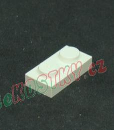 Lego destička 1x2 bílá
