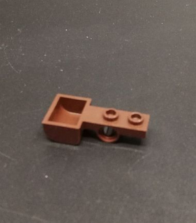 Lego katapult 1x4 - tmavě hnědý 