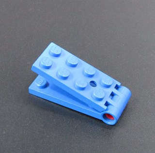 Lego destička speciální s pantem 2x4 - modrá