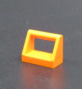 Lego speciální kostička 1x2 - oranžová
